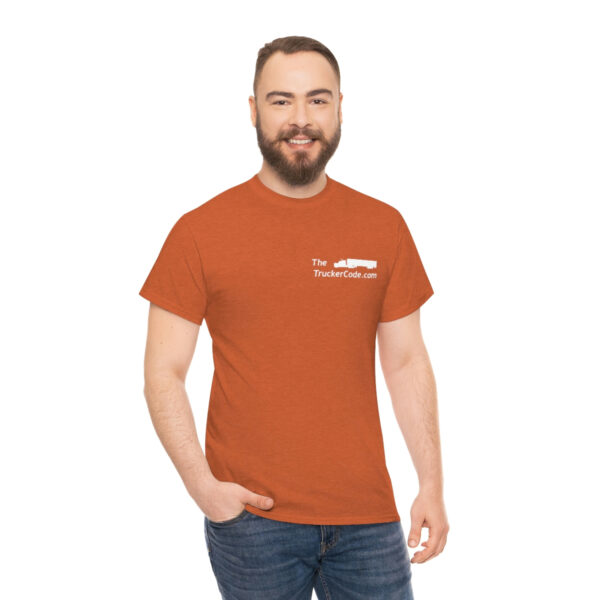 The Trucker Code - So You Thought You Wanted To Be A Trucker (Censored)- Unisex Heavy Cotton Tee - Image 12