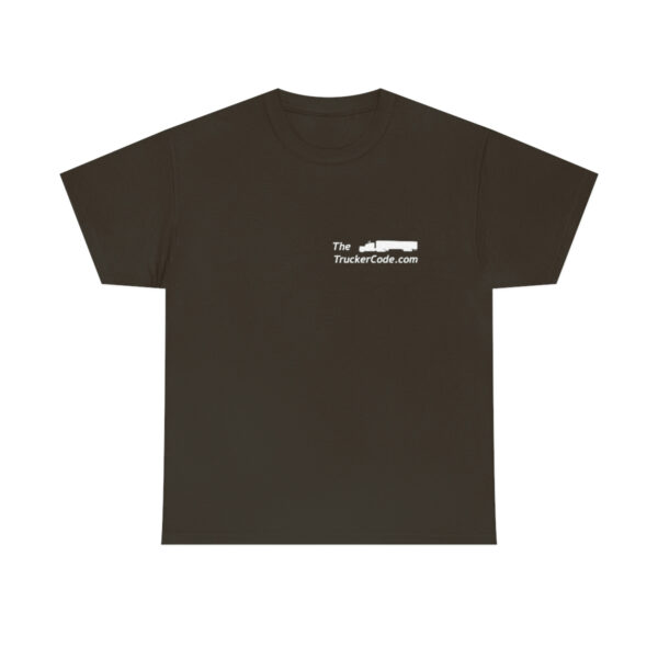 The Trucker Code - Before You Hit The Road, Know The Code - Unisex Heavy Cotton Tee - Image 22