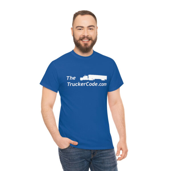 The Trucker Code - Unisex Heavy Cotton Tee - Image 86