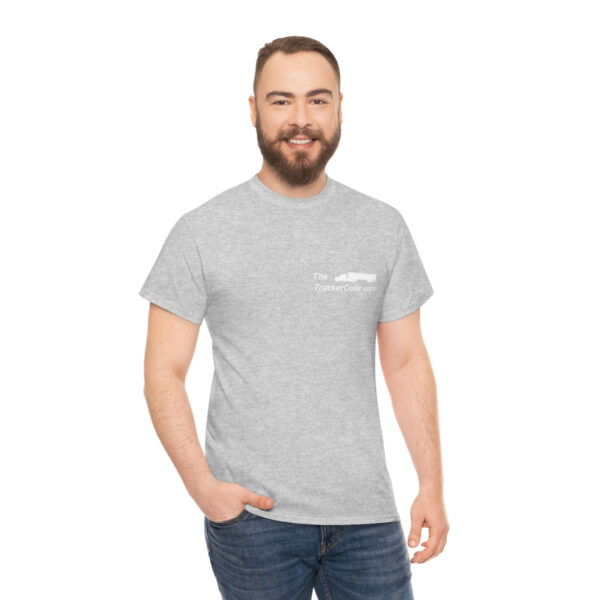 The Trucker Code - Before You Hit The Road, Know The Code - Unisex Heavy Cotton Tee - Image 12