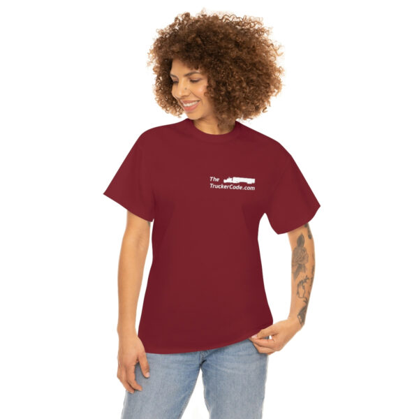 The Trucker Code - So You Thought You Wanted To Be A Trucker (Censored)- Unisex Heavy Cotton Tee - Image 3