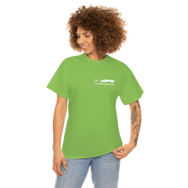 The Trucker Code - So You Thought You Wanted To Be A Trucker (Censored)- Unisex Heavy Cotton Tee - Image 38