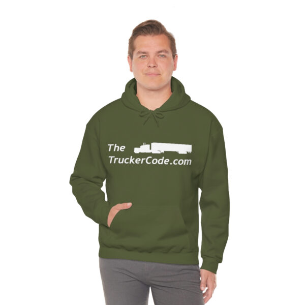 The Trucker Code - Unisex Heavy Blend™ Hooded Sweatshirt - Image 42